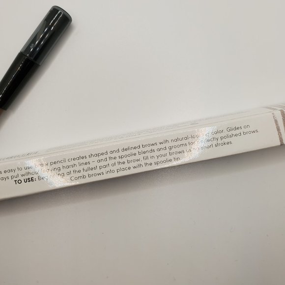 π Laura Geller Brow Gel Pencil + Built in Sharpener Brush in Charcoal BNIB - Picture 11 of 16